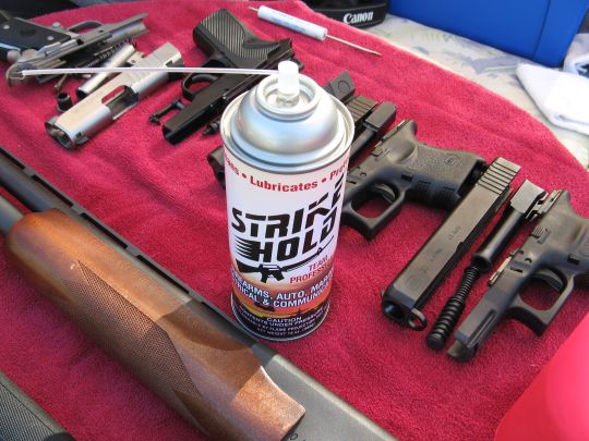 Strike Hold gun cleaner - dry lubricant