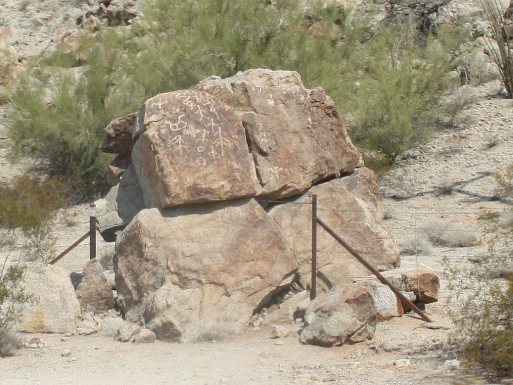 Roadside Native American Petroglyphs