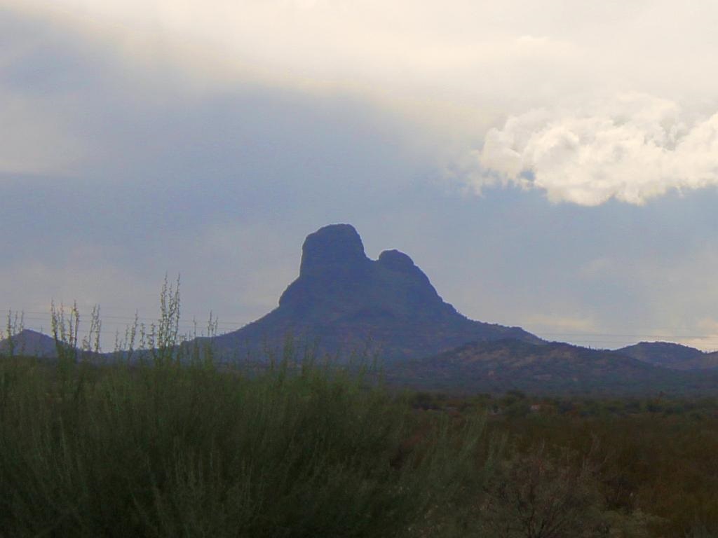 Vulture Peak on a Cloudy Day