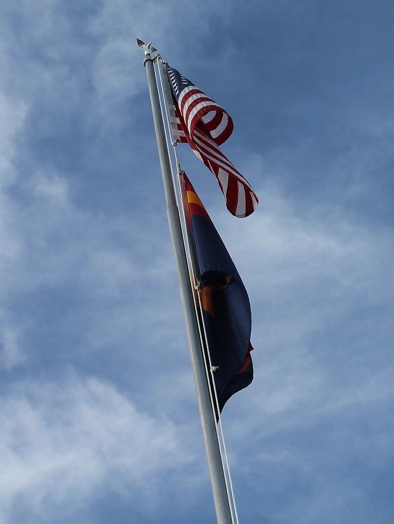 Banners and the Arizona Sky