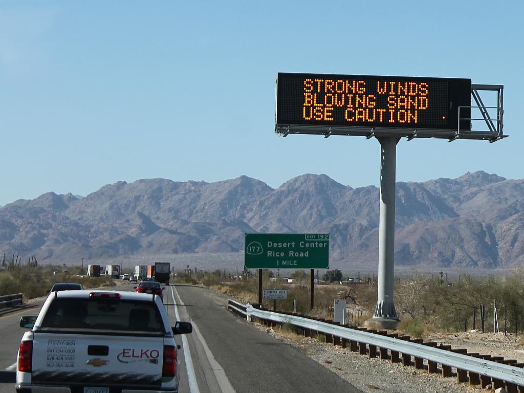 Ominous Road Warning