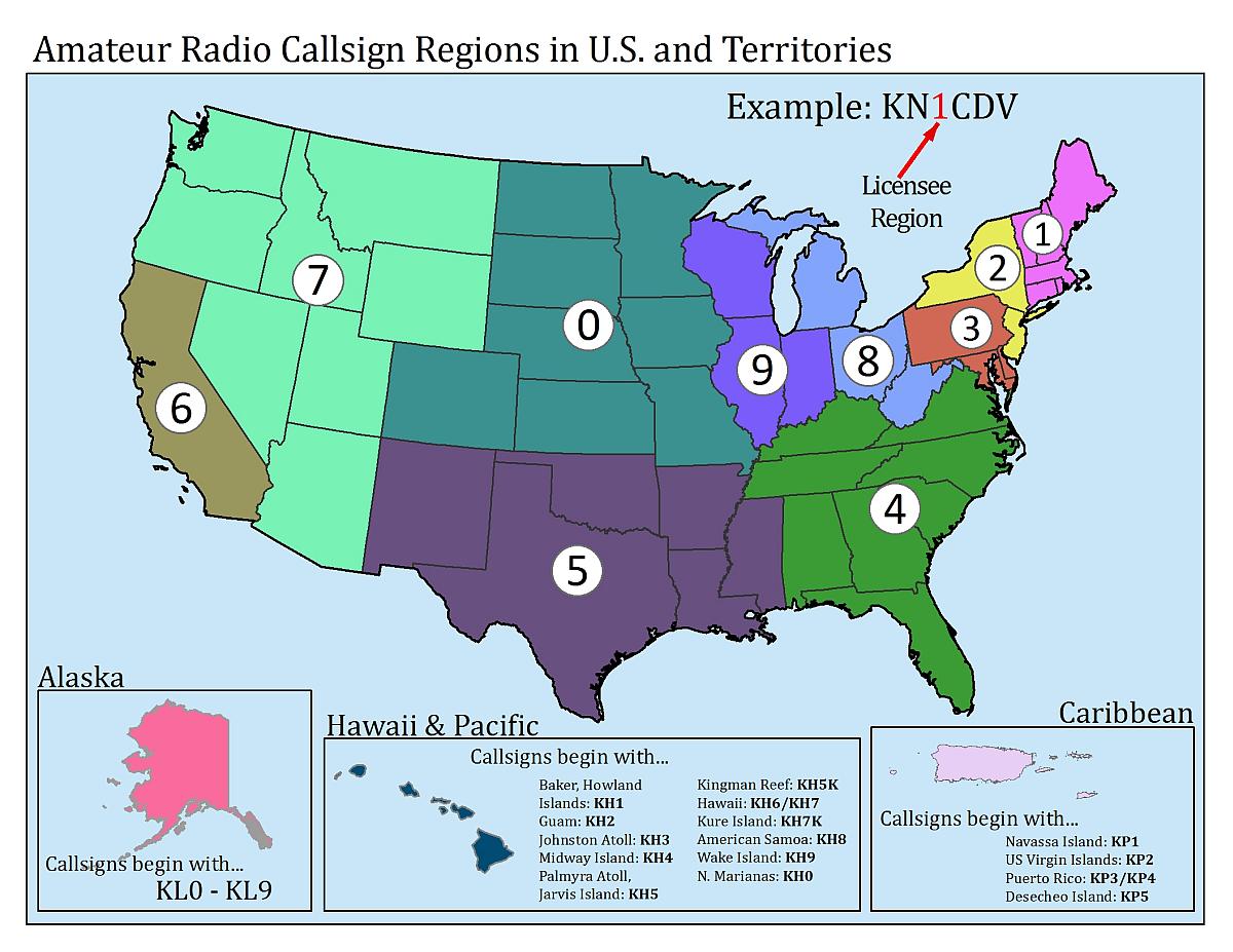 amateur country callsign list