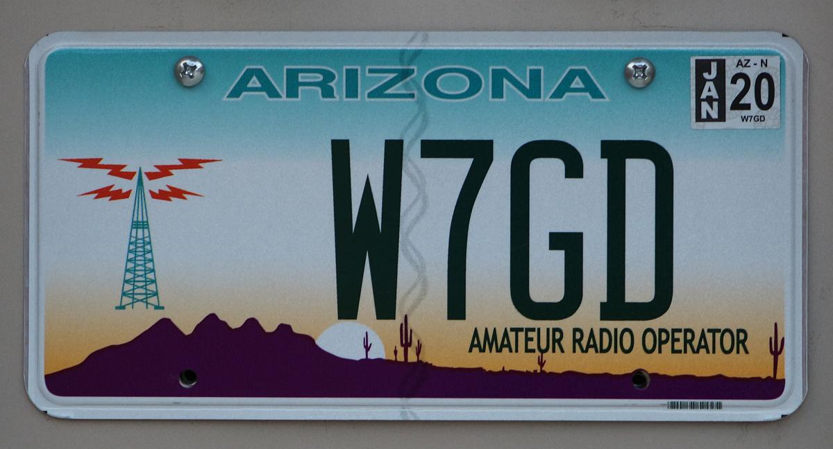 W7GD License Plate