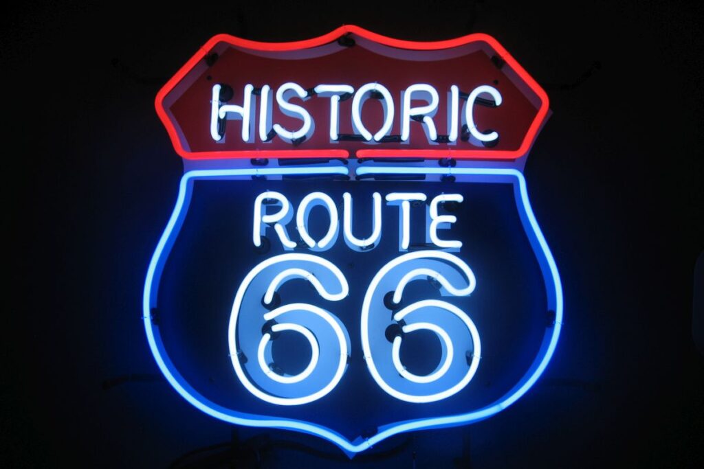 A New Route 66 Neon Sign – Cap'n Bob & the Damsel